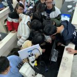 107年11月22日在PM108實驗教室助教為大家示範螞蟻卵巢系統的摘取與後續保存方法
