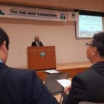 雙邊學術研討會開幕式 - 我方由獸醫學院陳石柱院長代表本校致感謝詞